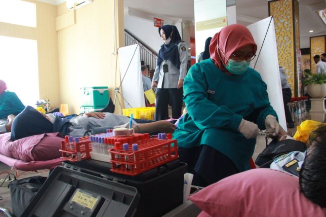Kantor Kemenkumham RI Jawa Tengah, Gelar Bhakti Sosial Donor Darah