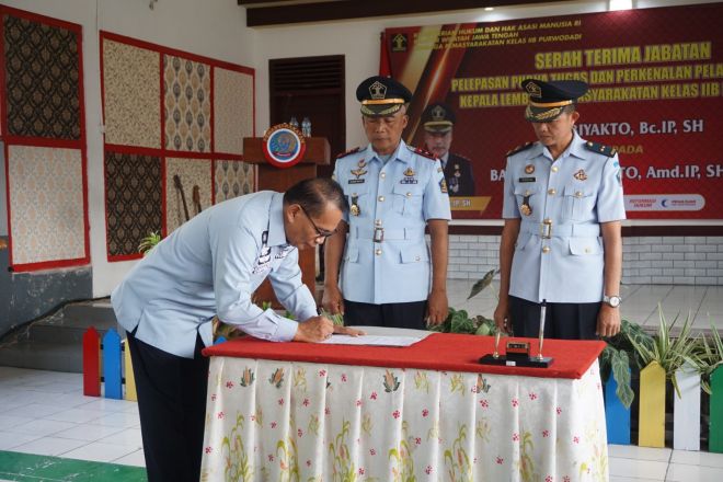 Masuki Masa Purna Bhakti, Kepala Lapas Purwodadi Resmi Berganti