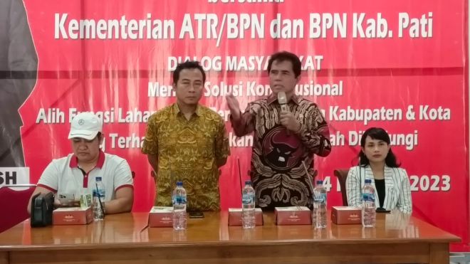 Anggota DPR RI Riyanta Beri Solusi Terkait Kasus Lahan Sawah Dilindungi Untuk kepentingan Pembangunan Umum
