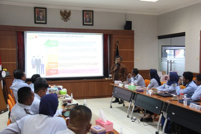 25 peserta dari 10 UPT Karesidenan Pekalongan mengikuti kegiatan Bintek SPIP