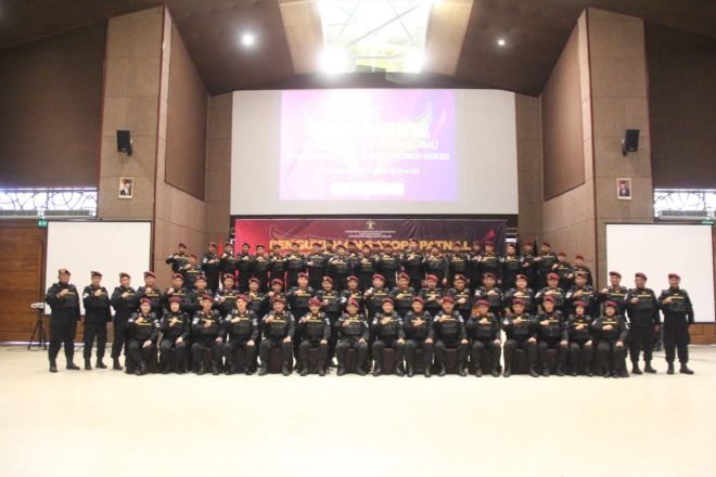 Gagah Saat Dikukuhkan, SatOps Patnal Pemasyarakatan Jateng Diharapkan Memiliki Fisik dan Intelektual Yang Baik