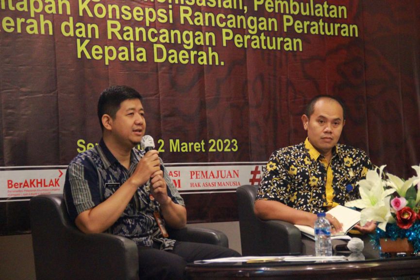 Kanwil Kemenkumham Jawa Tengah Gelar Rakor Proses Pembentukan Peraturan Perundang Undangan Daerah