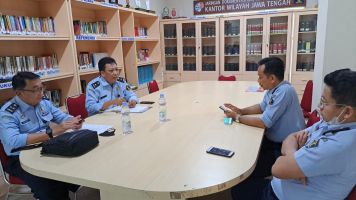 Tim Balitbang Hukum dan HAM RI Kunjungi Kantor Kemenkumham RI Jawa Tengah