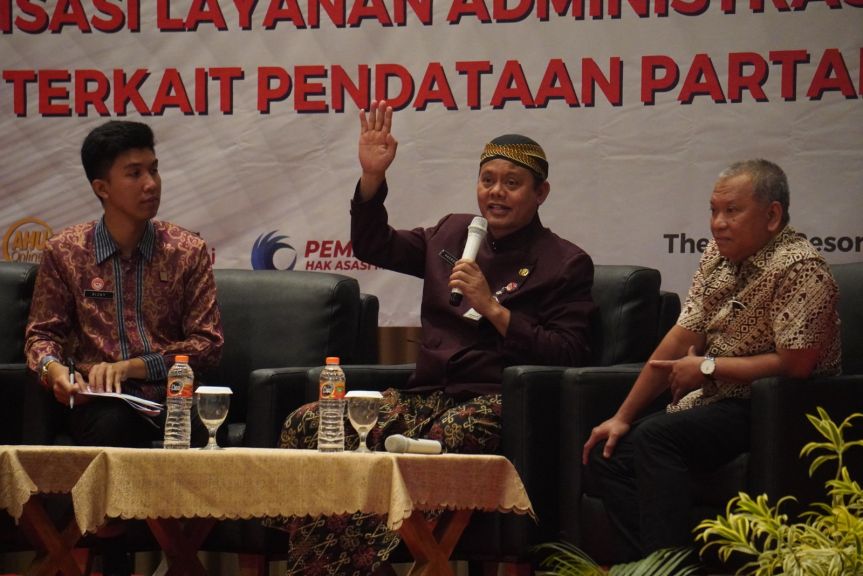 Kemenkumham Jateng Sosialisasikan Layanan AHU Pendataan Partai Politik