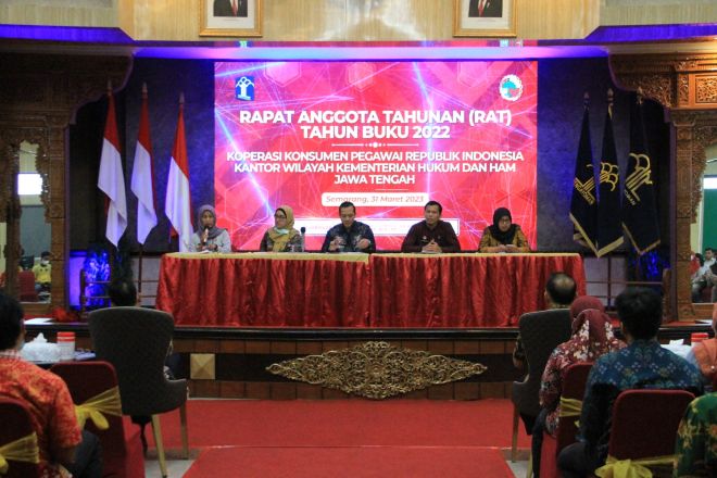 Buka RAT Koperasi, Kakanwil Berharap Koperasi Berikan Manfaat Untuk Anggota