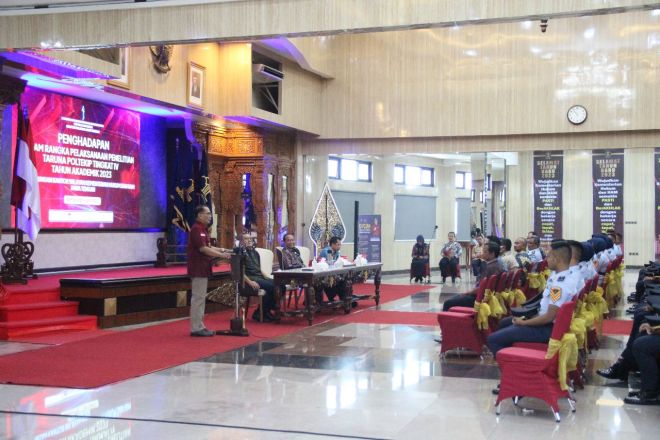 Terima Penghadapan Taruna Poltekip 54, Ini Pesan Pimti Kemenkumham Jateng