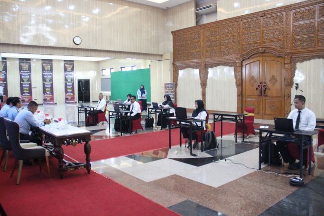 Kanwil Kemenkumham Jawa Tengah Gelar Penilaian Uji Kompetensi bagi Pembimbing Kemasyarakatan