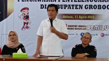 Riyanta, Anggota DPR RI kerjasama dengan Bawaslu Gelar Acara Sosialisasi Pengawasan Penyelenggaraan Pemilu Di Grobogan