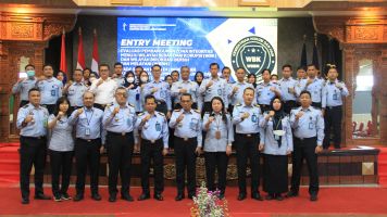 Ikuti Pembukaan Entry Meeting TPI, Jajaran Kemenkumham Jateng Siap Dievaluasi