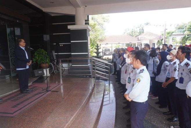 Lepas Pegawai Kemenkumham Jateng Ikuti Kegiatan FMD, Kakanwil Beri Pesan Ini