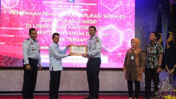 Kanwil Kumham Jateng Gelar Pembinaan Aplikasi Srikandi, E-arsip dan Pengawasan Kearsipan