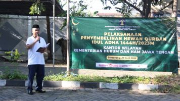 Idul Adha 1444 H, Momentum Kemenkumham Jateng Tingkatkan Rasa Kepedulian Sesama