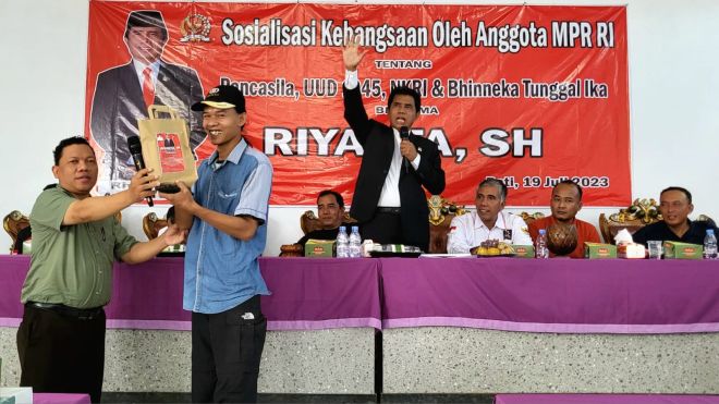 Anggota MPR RI Riyanta, Gelar acara Sosialisasi Empat Pilar di Jatirono Kayen Kabupaten Pati