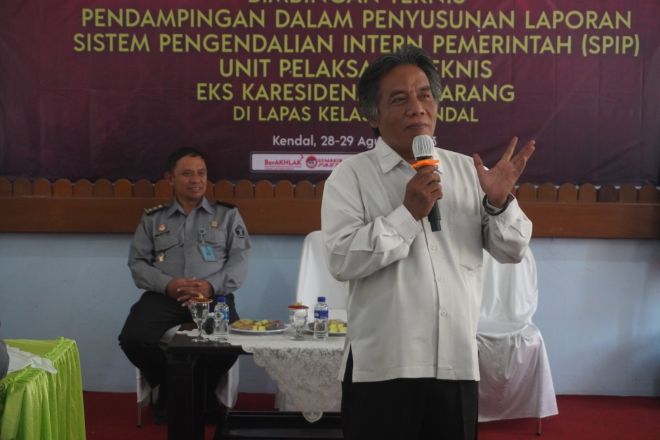 13 Unit Pelaksana Teknis di Karesidenan Semarang Ikuti Bimtek Pendampingan dalam penyususnan SPIP