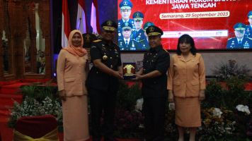 Resmi Jabat Kakanwil Kemenkumham Jateng, Tejo Harwanto Harapkan Dukungan dan Kerjasama
