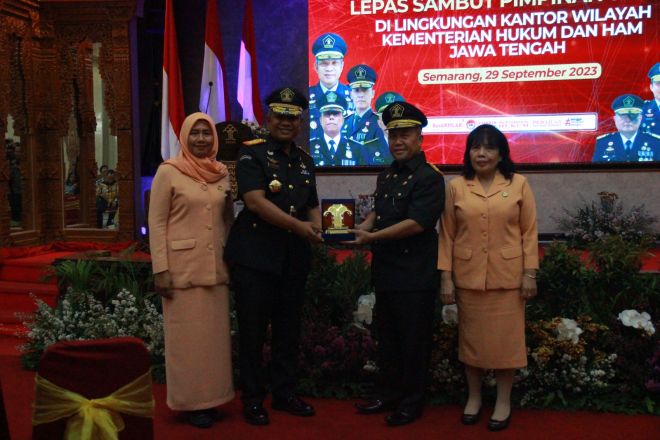 Resmi Jabat Kakanwil Kemenkumham Jateng, Tejo Harwanto Harapkan Dukungan dan Kerjasama