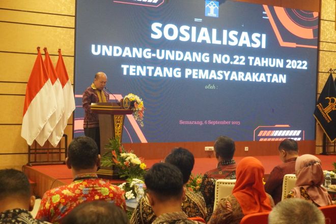 Kanwil Kemenkumham Jawa Tengah Sosialisasikan UU NO 22 Tahun 2022 Tentang Pemasyarakatan