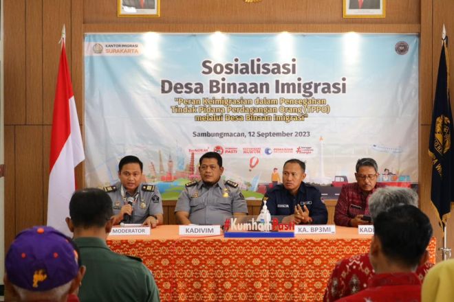 Kanwil Kumham Jateng Gelar Sosialisasi Peran Keimigrasian Dalam Pencegahan TPPO