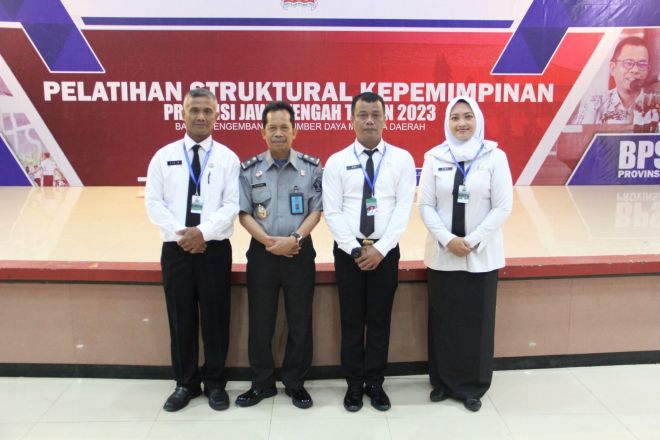 Tiga pegawai di lingkungan Kanwil Kemenkumham Jateng resmi mengikuti Pelatihan PKP Angkatan XII