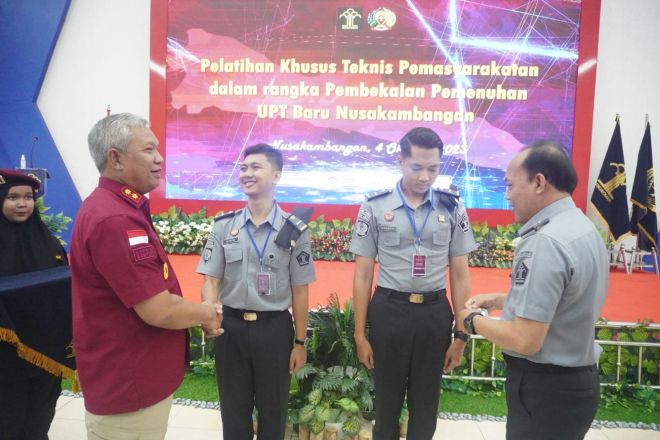 Kanwil Kemenkumham Jateng bersama Dirjen Pemasyarakatan Menggelar Pelatihan Khusus Teknis Pemasyarakatan