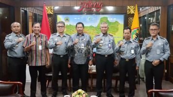 Audiensi Kekanwil Kemenkumham dengan Pj. Gubernur Jateng untuk Wujudkan Harmonisasi Perda