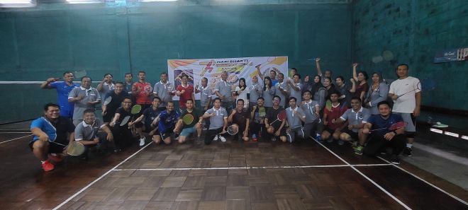 Sambut Peringatan Hari Bhakti Imigrasi ke-74, Kemenkumham Jawa Tengah Adakan “Funminton”