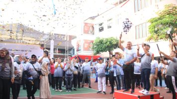 Peringati HBI Ke-74, Kemenkumham Jateng Gelar Jalan Sehat
