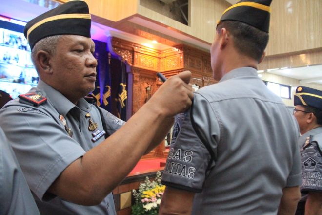 Jaga Kenetralan Dalam Pemilu 2024, Kemenkumham Jateng Kukuhkan Satgas Netralitas ASN dan PPNPN
