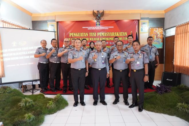 Beri Penguatan di Kebumen, Kakanwil Kemenkumham Jateng Tekankan 3 Hal