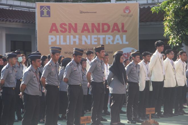 ASN Kanwil Kemenkumham Jateng Diwajibkan untuk Berpartisipasi dalam Pemilu 2024