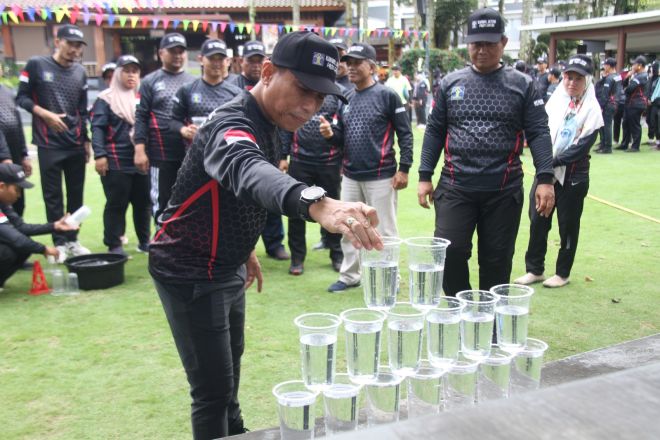 Lakoni Fun Game Bersama, Kemenkumham Jateng Larut Dalam Kebersamaan