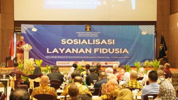 Beri Pemahaman Tentang Layanan Fidusia, Kemenkumham Jateng Gelar Sosialisasi