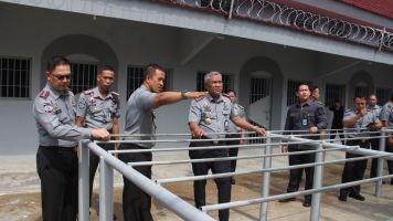 Kakanwil Kemenkumham Jateng Pantau Hasil Rehabilitasi Bangunan Lapas Narkotika Purwokerto