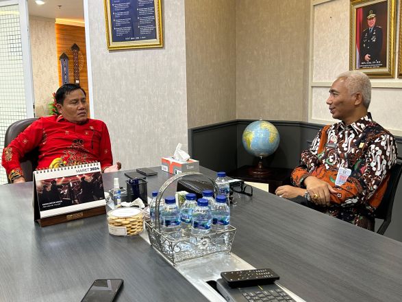 Temui Direktur Merek dan Indikasi Geografis, Kemenkumham Jateng Sampaikan Progres Kinerja Pelayanan Kekayaan Intelektual