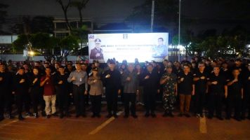 Komitmen Berantas Narkoba, Kanwil Kemenkumham Jateng Gelar Apel Siaga 3+1