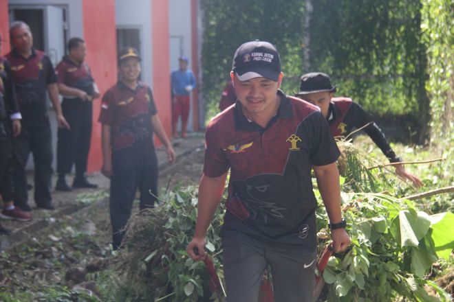 Sambut HBP Ke- 60, Kanwil Kemenkumham Jateng Gelar Gotong Royong