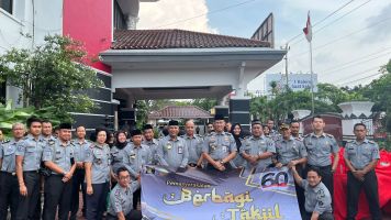Jelang HBP Ke-60, Kanwil Kemenkumham Jawa Tengah Berbagi Kebaikan di Bulan Suci Ramadhan
