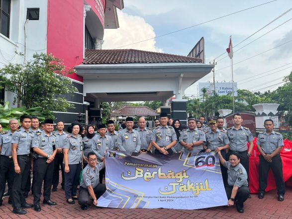 Jelang HBP Ke-60, Kanwil Kemenkumham Jawa Tengah Berbagi Kebaikan di Bulan Suci Ramadhan