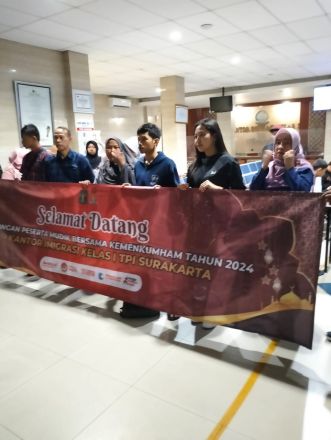 Rombongan Mudik Bareng Kemenkumham Tiba di Semarang dan Surakarta