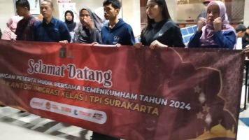 Rombongan Mudik Bareng Kemenkumham Tiba di Semarang dan Surakarta