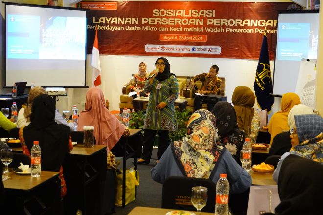 Kemenkumham Jateng Kembali Dorong Pelaku UMK Daftarkan Perseroan Perorangan