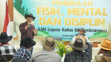 Kakanwil Kemenkumham Jateng Bekali FMD Lapas Ambarawa: Momentum Refleksi Soliditas dan Solidaritas