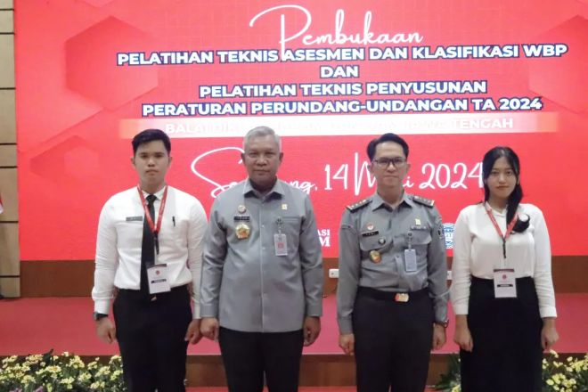 Kakanwil Tejo Harwanto Buka Pelatihan Teknis Asesmen WBP dan Penyusunan Peraturan Perundang-Undangan