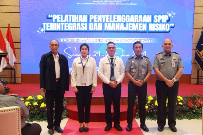 Kemenkumham Jateng Gelar Pelatihan SPIP Terintegrasi dan Manajemen Risiko