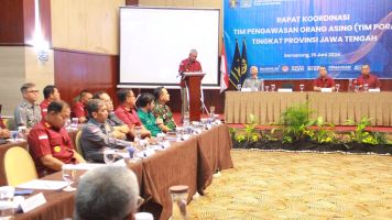 Kanwil Kemenkumham Jawa Tengah Gelar Rakor Tim Pengawasan Orang Asing Tingkat Provinsi Jawa Tengah