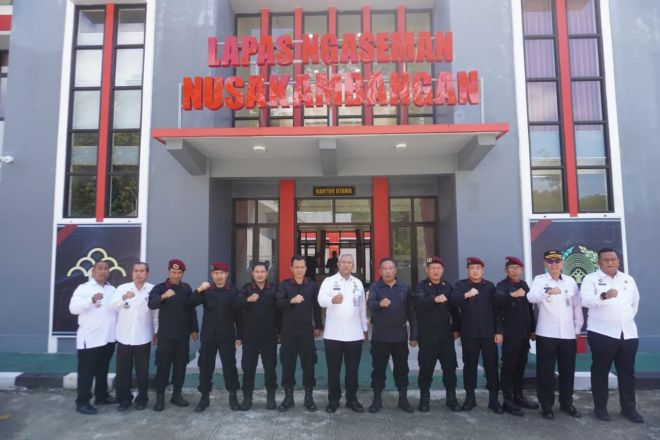 Kakanwil Kemenkumham Jateng Tinjau Pelaksanaan Tugas dan Fungsi di 3 UPT Baru Nusakambangan