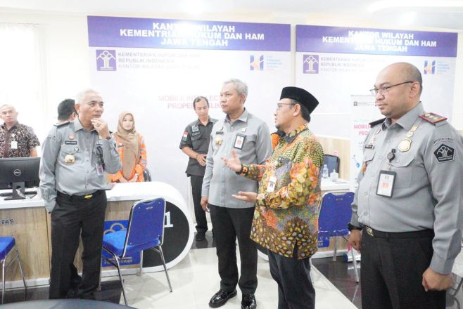 Tinjau MPP Kabupaten Kudus, Kakanwil Harapkan _Mobile Intellectual Property Clinic_ Berjalan Optimal