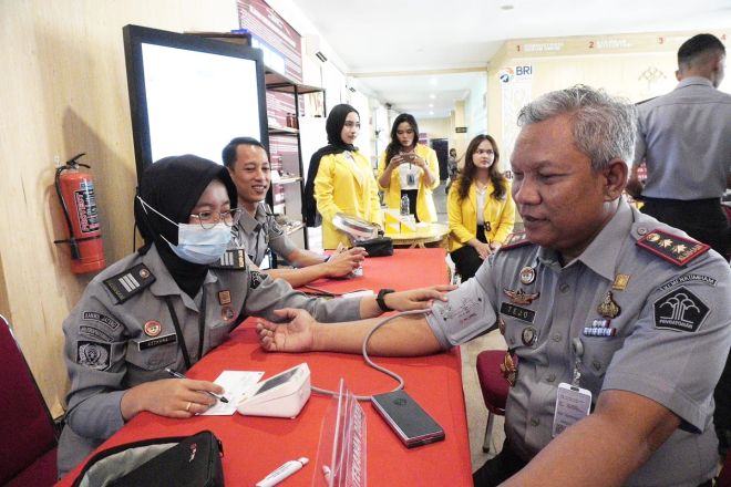 Peringati Hari Pengayoman ke-79, Kemenkumham Jateng Berikan Layanan Kesehatan Gratis
