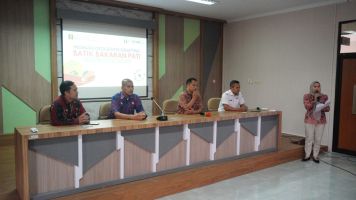 Support Batik Bakaran Terdaftar IG, Kemenkumham Jateng Dampingi Drafting Dokumen Deskripsi