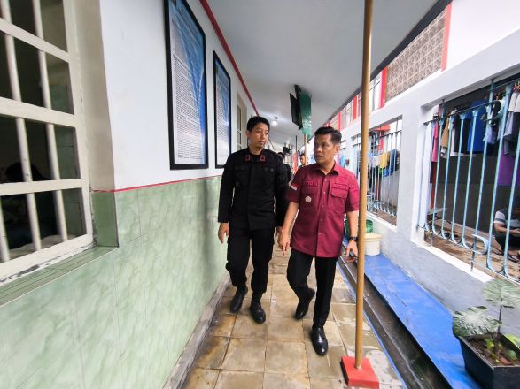 Kadiv Administrasi Anton Edward Wardhana melakukan Pemantauan Pembangunan Zona Integritas di Rutan Kelas IIB Kudus